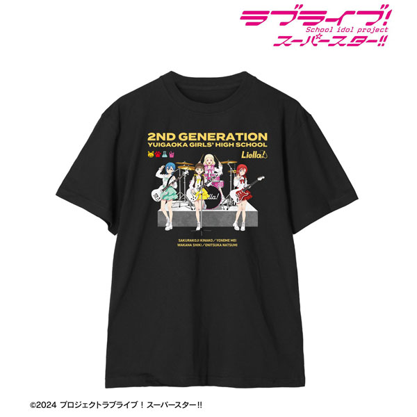 ラブライブ！スーパースター！！ 描き下ろし 2期生 バンドver. Tee ユニセックス XL[アルマビアンカ]《１０月予約》