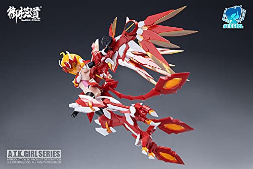 「愛玩具」御模道 朱雀 プラモデル 四神シリーズ 機甲娘 ATKガール 1/12スケール メカ少女 アクション 未組立 A.T.K. GIRL