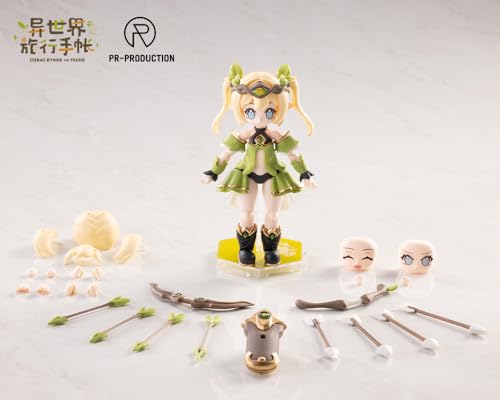 LEBOO PR Production 異世界旅行手帳 04 新米レンジャー レベッカ・ヒル 色分け済みプラモデル 組み立てキット