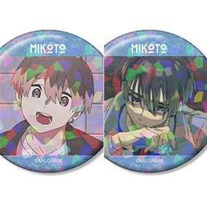 MILGRAM -ミルグラム- ミコト 場面写ホログラム缶バッジ2個セット