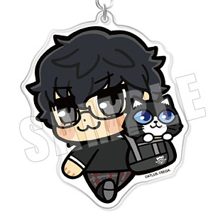 ペルソナ5 ザ・ロイヤル 主人公×ぶくぶ おおきめアクリルキーホルダー 01.主人公