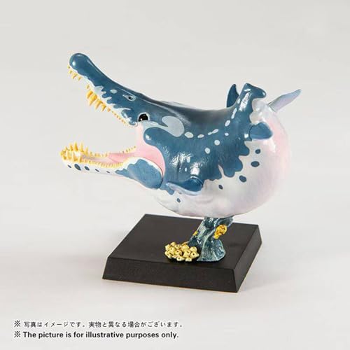 動物惑星&ROUNDREX ANIMAL 5.0 プラコドゥス モササウルス プリオサウルス 8CM級 古生物 海生爬虫類 フィギュア 恐竜 樹脂 可愛い おもちゃ プラモデル 動物好き 模型 (プリオサウルス)