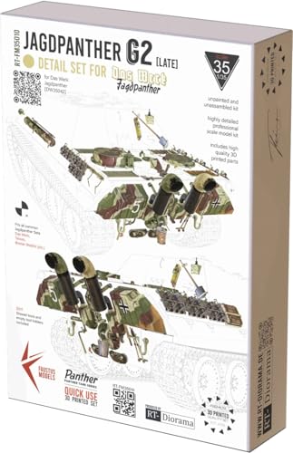 RTディオラマ 1/35 ヤークトパンターG2 後期型用 ディテールセット (ダス・ヴェルク用) プラモデル用パーツ RTDFM35010