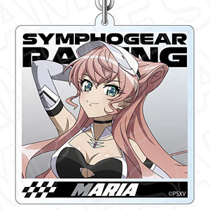 戦姫絶唱シンフォギアXV ホログラムアクリルキーホルダー マリア・カデンツァヴナ・イヴ SYMPHOGEAR RACING ver.