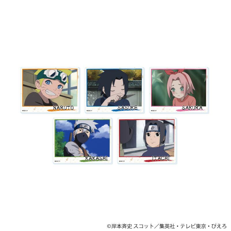 ミニアクリルプレート「NARUTO-ナルト- 疾風伝」08/ブラインド(5種)(場面写イラスト)