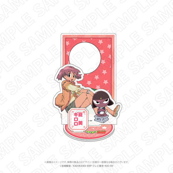 キャラディショナルトイ ケロロ軍曹 花札柄アクリルスタンド(ギロロ・夏美)