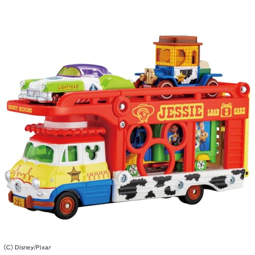 タカラトミー(TAKARA TOMY) トミカ ドリームトミカ ディズニーモータース パルズトランポ トイ･ストーリー5 ジェシー ミニカー おもちゃ 3歳以上