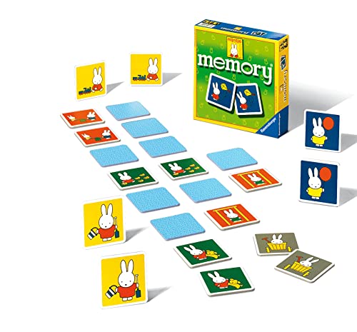 ラベンスバーガー ボードゲーム ミッフィーメモリー 21685 7 (記憶力を鍛える神経衰弱ゲーム)