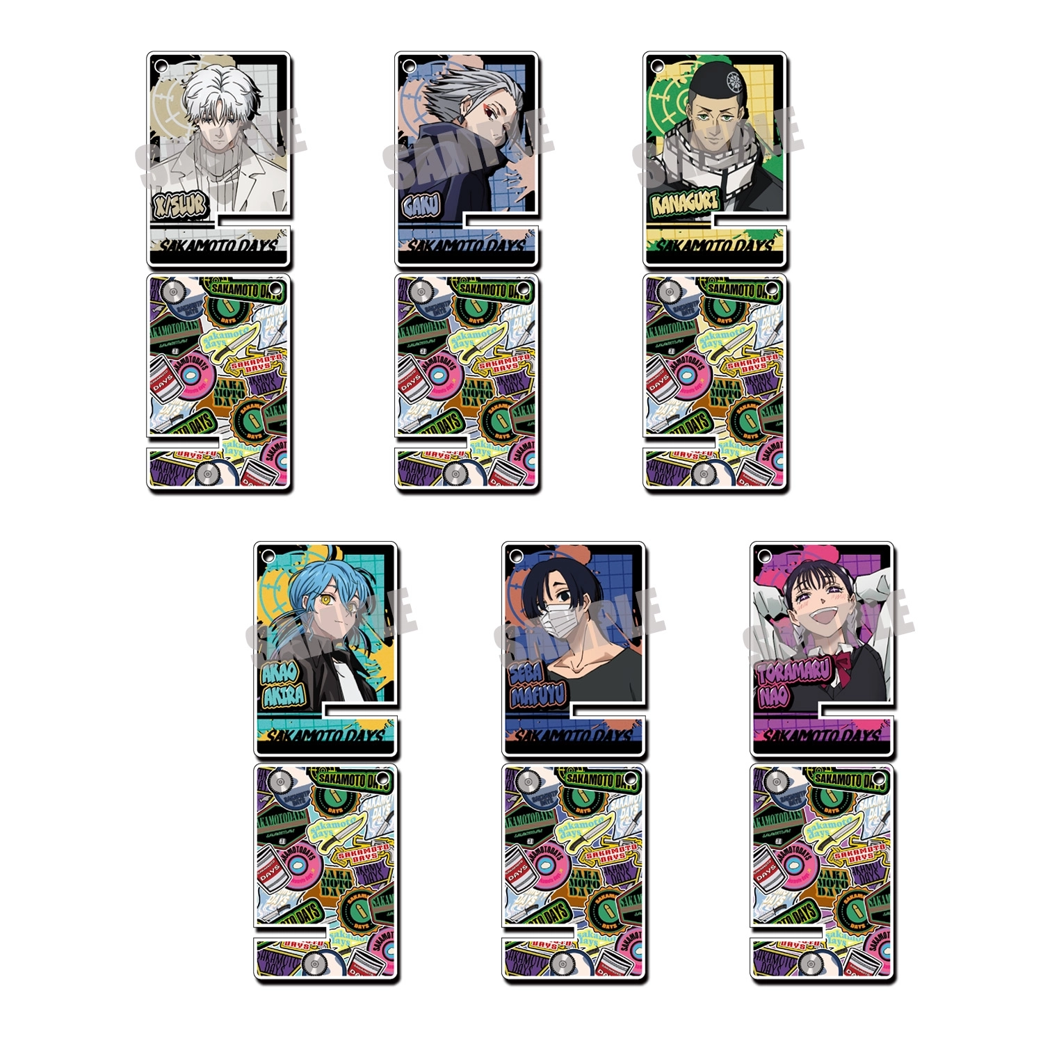 【予約2026年02月】SAKAMOTO DAYS トレーディングアクリルミニスマホスタンド Vol.2 6パック入りBOX キャビネット