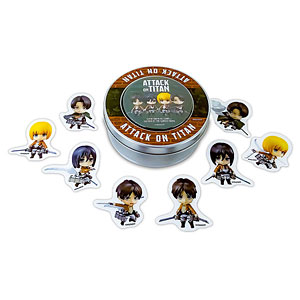進撃の巨人 ねんどろいどぷらす 缶入りフレークシール