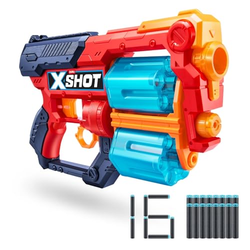 ZURU XSHOT Excel Xcess エックスショット エクセル エクセス ダーツ16本付き ブラスター玩具 的当て スポンジダーツ 36436 正規品