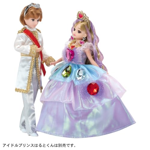 タカラトミー(TAKARA TOMY) リカちゃん ドール LD-05 今っぽプリンセス にじいろジュエルリカちゃん 着せ替え おままごと おもちゃ 3歳以上