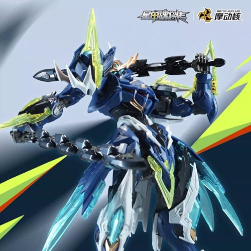LEBOO 摩動核 迅勇シリーズ 聞仲 BV-XH02 可動 色分け済みプラモデル 組み立てキット