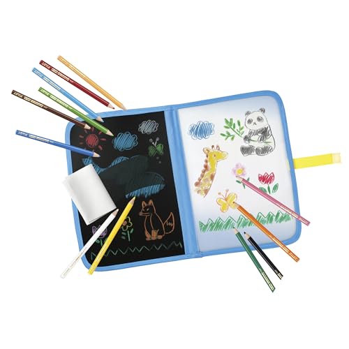 パイロット カコーネ(CACORNE) お水で消せる色鉛筆おえかきバッグセット (クレヨンのように濃く描ける子ども用色鉛筆) 3歳以上 知育