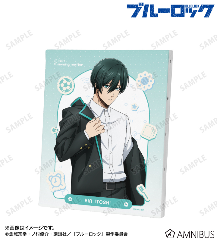 描き下ろし 糸師 凛 モーニングルーティンver. キャンバスボード