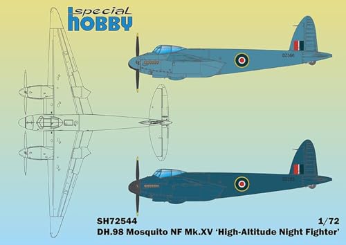 スペシャルホビー 1/72 イギリス モスキート Mk.XV 夜間戦闘機 プラモデル SH72544