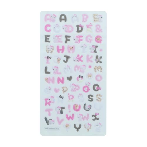 サンスター文具(Sun-Star Stationery) ボンボンドロップシール サンリオ もじ 【4個セット】 ハローキティ クール・ポムポムプリン・シナモロール・クロミ PVC S8815550 S8815585 S8815593 S8815607