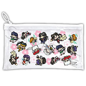 『犬夜叉』 フラットクリアポーチ M-B(集合2)