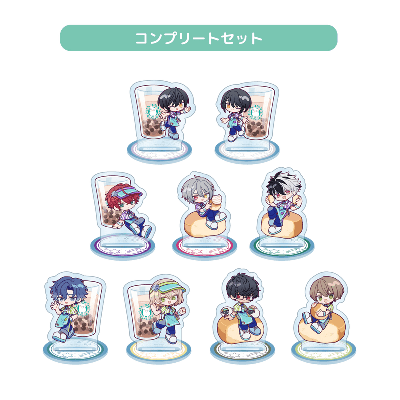 「2月上旬頃以降発送」魔法使いの約束×Bull Pulu トレーディングアクリルスタンド【B】コンプリートセット