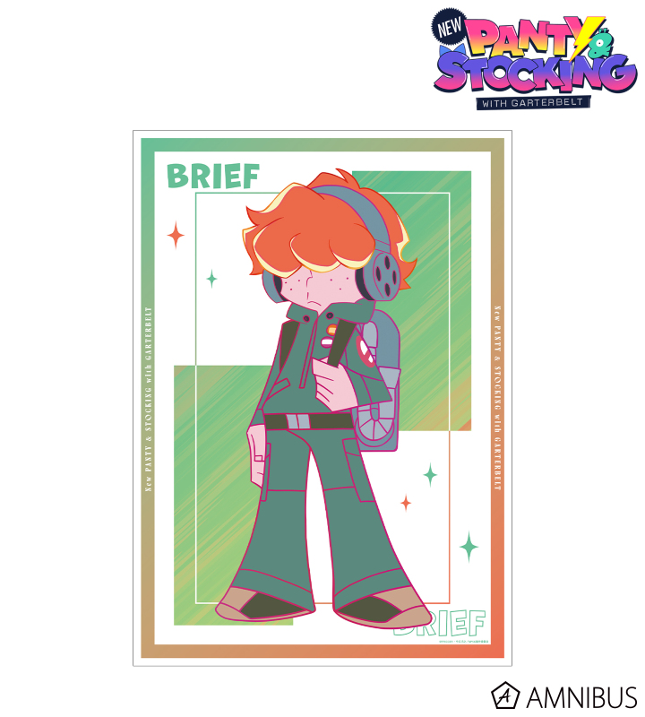 ブリーフ Ani-Art clear label A3マット加工ポスター