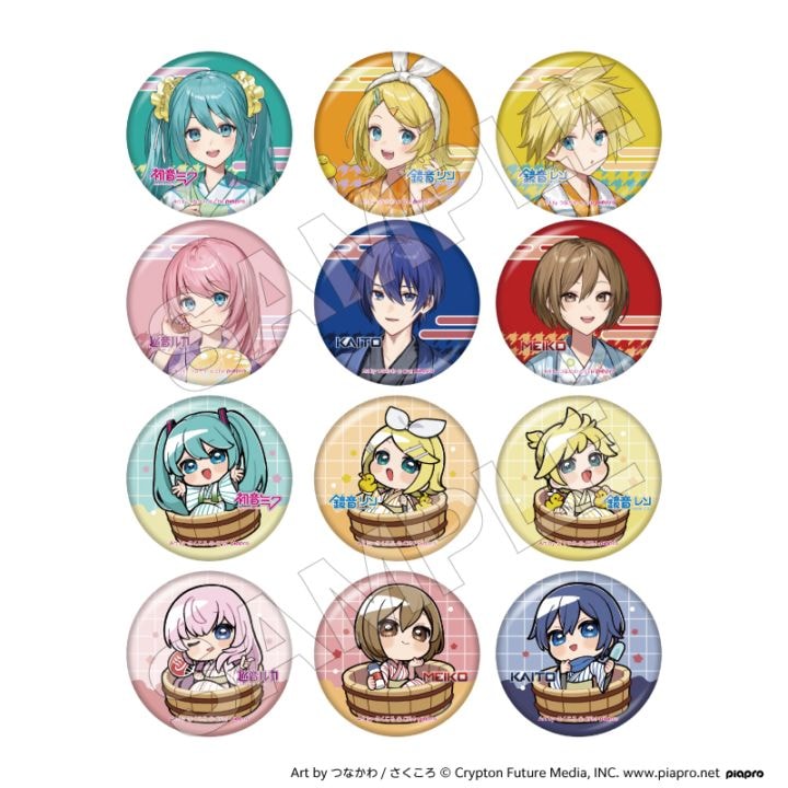 「7月下旬頃以降発送」初音ミク トレーディング缶バッジ コンプリートセット