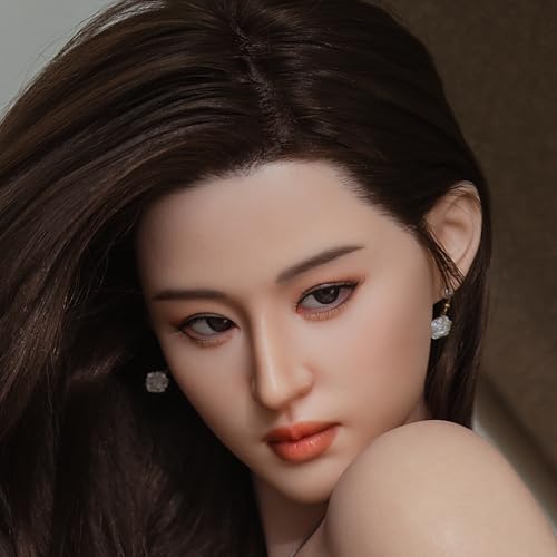 シリコン製 フィギュア ヘッド単体 等身大 頭部のみ Head Only ウィッグタイプ 化粧練習用 店舗用品 ショップアクセサリー展示用 Ｍ１６スタッド付き #134