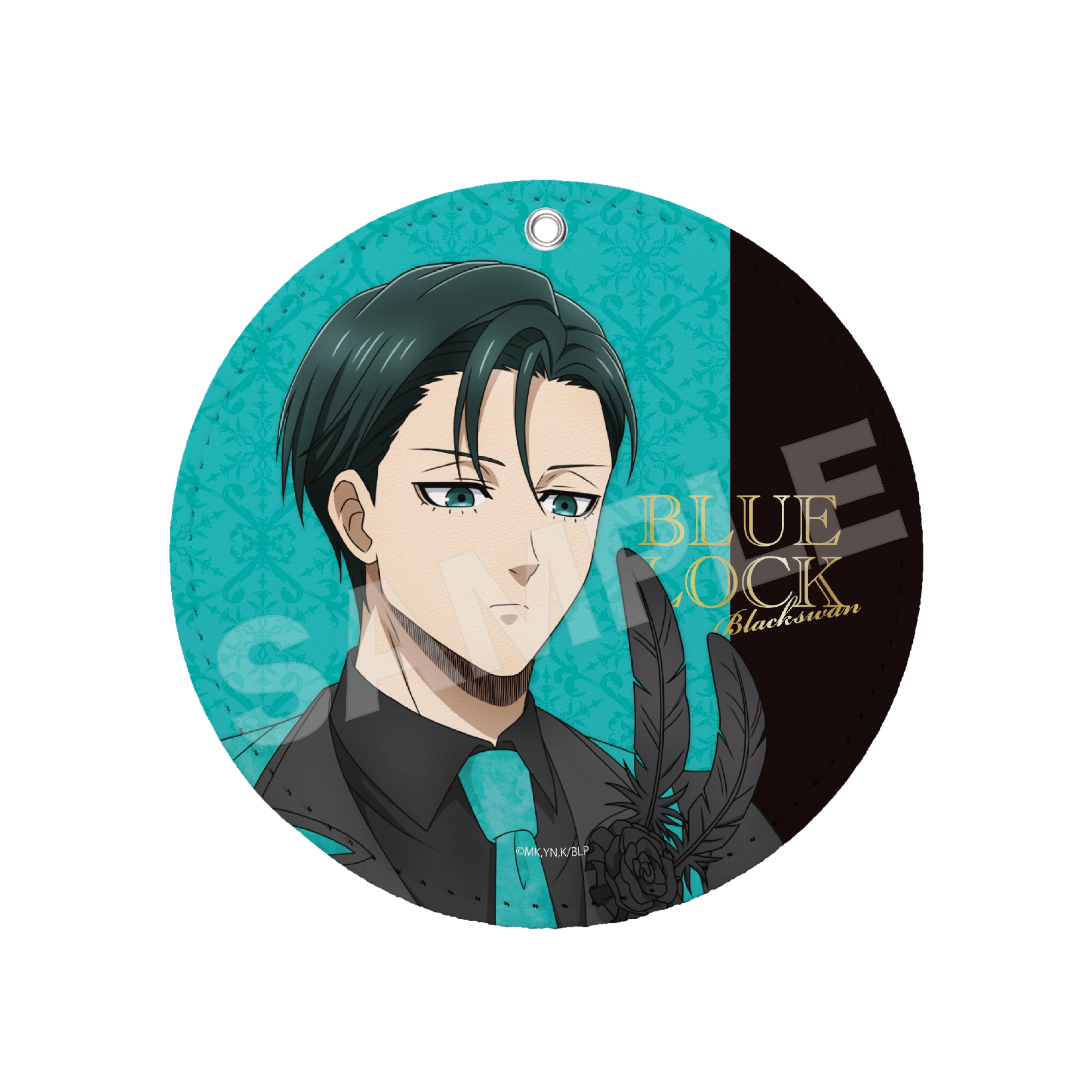【予約2025年12月】ブルーロック ブラックスワン レザーコースターキーホルダー /06 糸師 凛 CS.FRONT