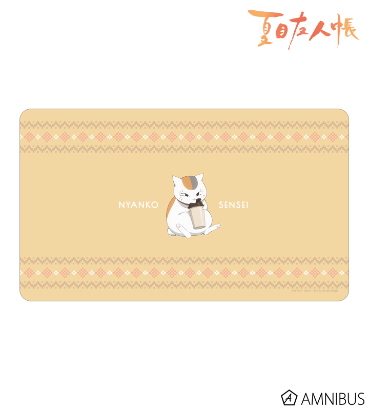 描き下ろしイラスト ニャンコ先生 B 冬の装いver. マルチデスクマット