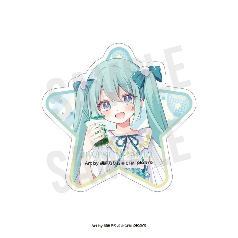 「7月中旬頃以降発送」初音ミク×Bull Pulu ダイカットステッカー 初音ミク