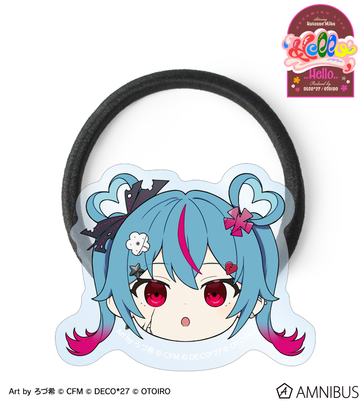 デコミク (ダークネス) Art by ろづ希 アクリルヘアゴム