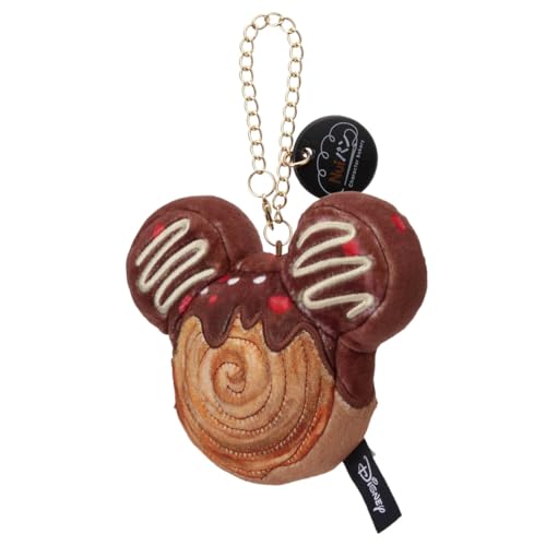 ディズニーキャラクター Nuiパン チェーンストラップマスコット クロワッサンロール ミッキーマウス ぬいぐるみ高さ約17cm