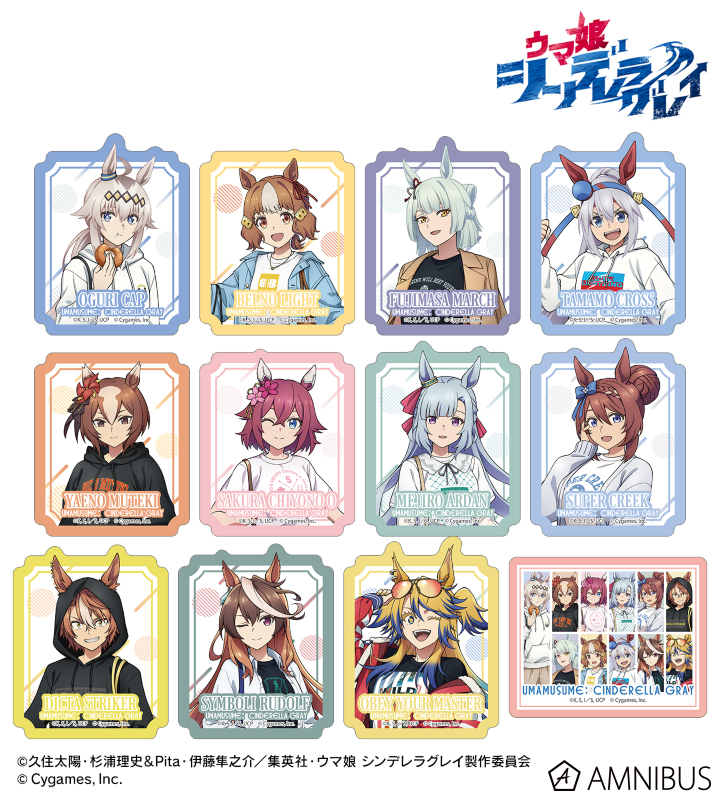 トレーディングダイカットステッカー POP UP SHOP in マルイ