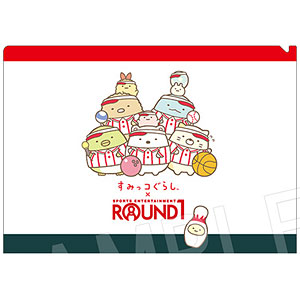 すみっコぐらし クリアファイル ROUND1ver. ホワイト