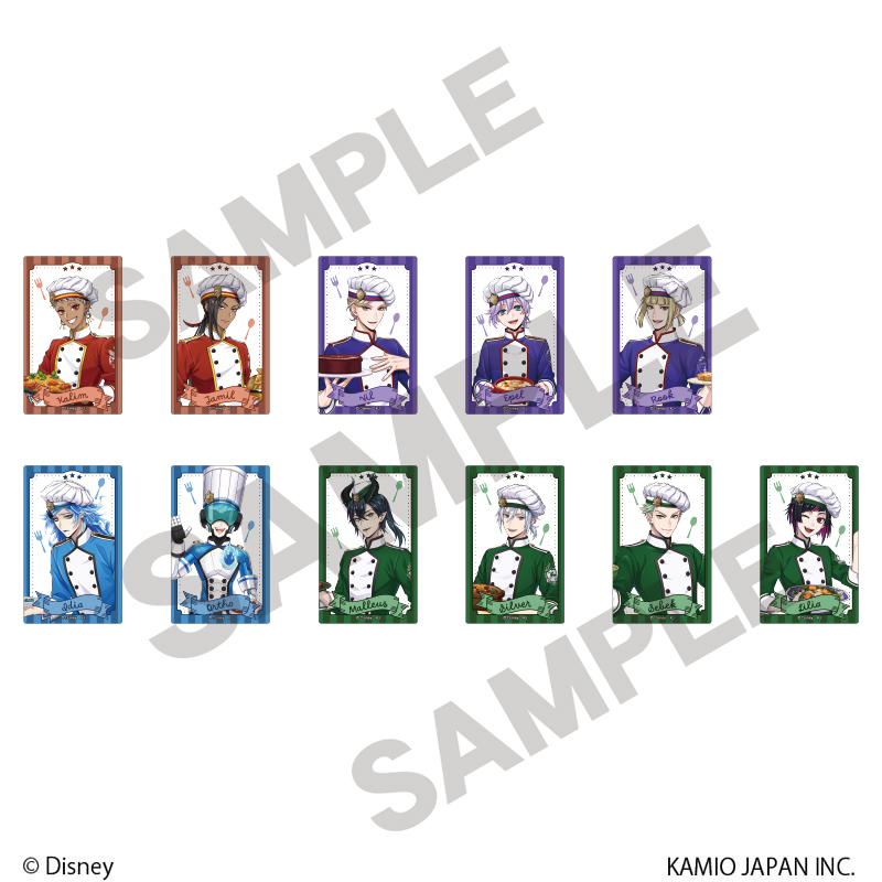 ディズニー ツイステッドワンダーランド_ランダムアクリルカードvol.2 マスターシェフ 【コンプリートBOX／11個入り】