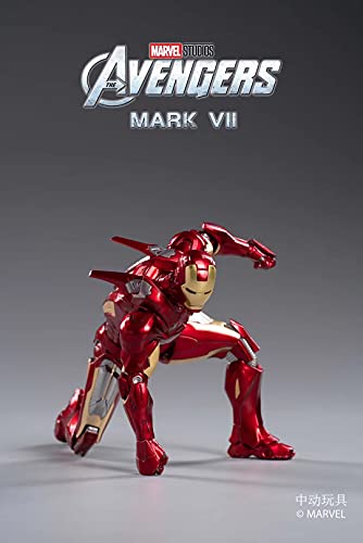 「愛玩具」ZDTOYS 中動玩具 1/10 MARVEL IRON MAN MK7 マーベル アイアンマン マーク7 18CM アクション フィギュア 完成品 [並行輸入品] (MK7)