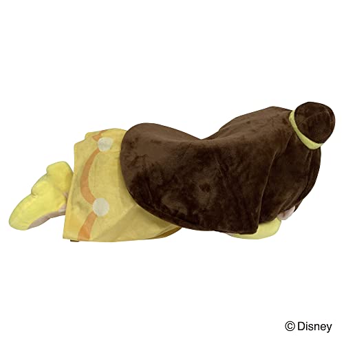 MORIPiLO 美女と野獣ベル 抱き枕 ディズニー すやすや添い寝枕 (M) 約45cm 肌にやさしいマイクロ生地 グッズ ぬいぐるみ 大きい イエロー Disney まくらのモリシタ