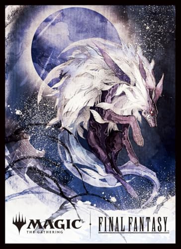 『マジック：ザ・ギャザリング――FINAL FANTASY』プレイヤーズカードスリーブ 「木版画」ボーダーレス版《召喚：フェンリル》 MFS-62