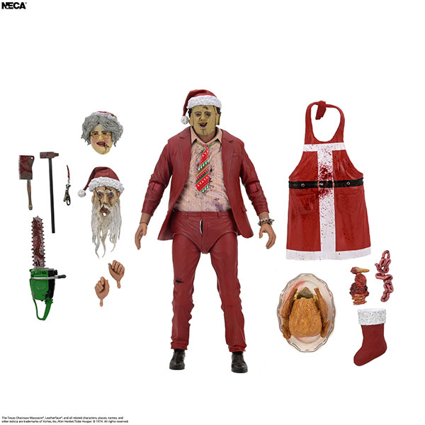 悪魔のいけにえ/ サンタ・レザーフェイス アルティメット 7インチ アクションフィギュア[ネカ]《１１月仮予約》