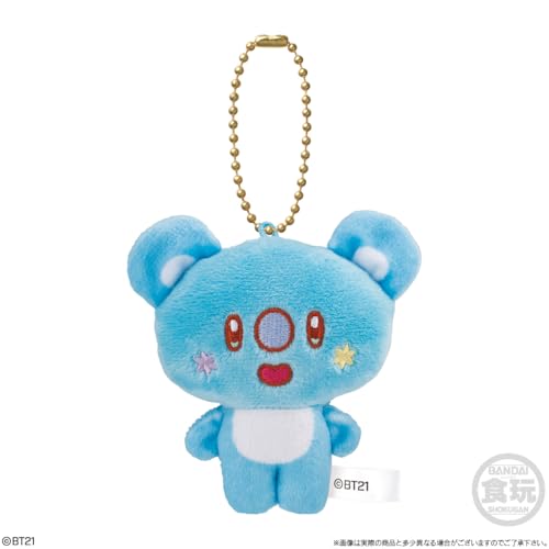 バンダイ(BANDAI) BT21 Fuwa Fuwa Mascot★4 チューインガム 食玩 【BOX販売/10個セット】