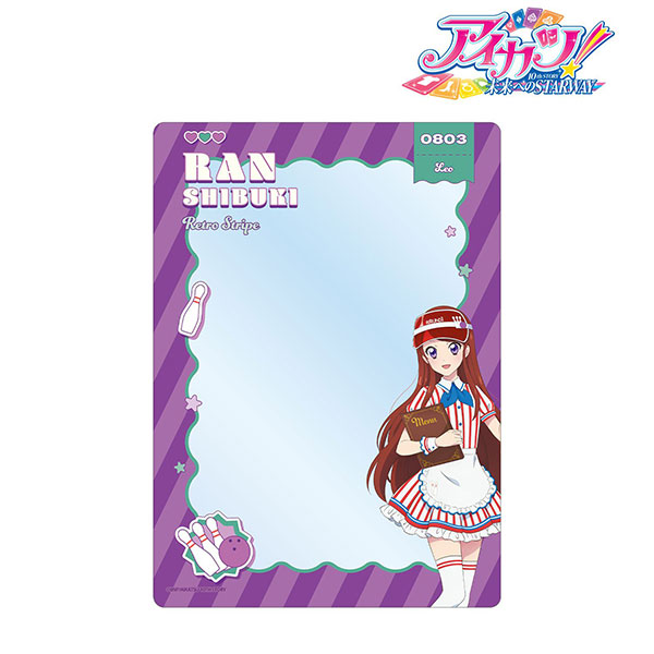 アイカツ! 10th STORY ~未来へのSTARWAY~ 描き下ろし 紫吹蘭 レトロストライプver. A5硬質ケース