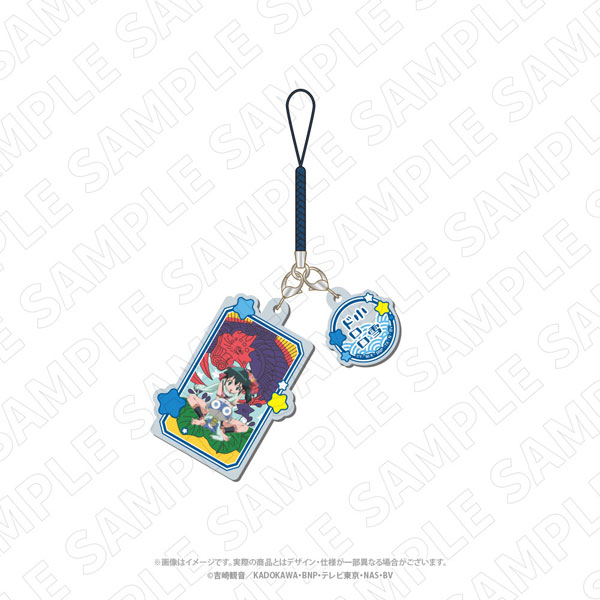 キャラディショナルトイ ケロロ軍曹 花札柄アクリル根付ストラップ(ドロロ・小雪)