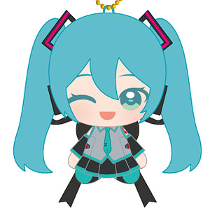 ガンダム45周年×初音ミク Chibiぬいおすわりマスコット 初音ミク×エールストライクガンダム