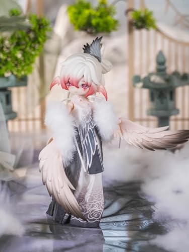 雲羽閣 BJDブラインドドール シリーズ 高約21cm PVC&ABS素材 1/8 BJDスペシャルボディ 女の子のギフト 関節可動フィギュア 塗装済み プレゼントハンドモデルの装飾品(Gray)