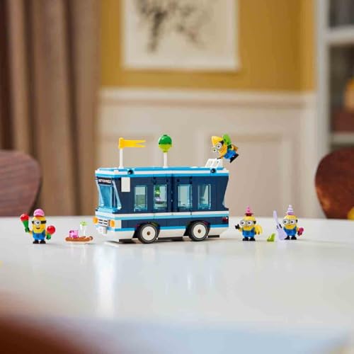レゴ(LEGO) ミニオン ミニオンのミュージック・パーティー・バス おもちゃ 玩具 誕生日 プレゼント ブロック 女の子 男の子 子供 7歳 8歳 9歳 小学生 ごっこ遊び おままごと 75581