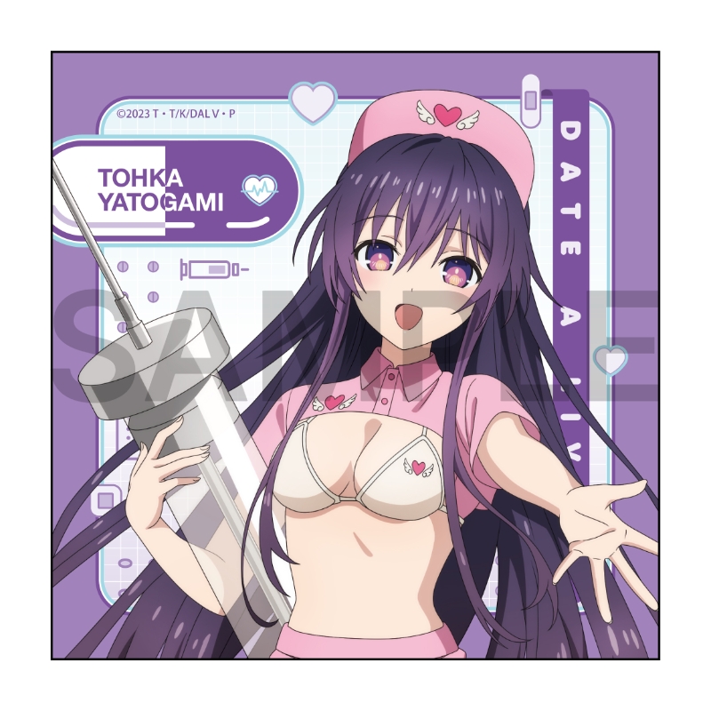 デート・ア・ライブV マイクロファイバー 夜刀神十香 南の島のナース ver.【催事商品】