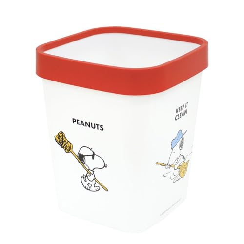 スヌーピーストックスストッパー付きダストボックス　KEEPIT