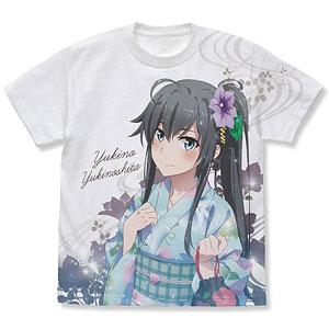 やはり俺の青春ラブコメはまちがっている。完 雪ノ下雪乃 フルグラフィックTシャツ/WHITE-M