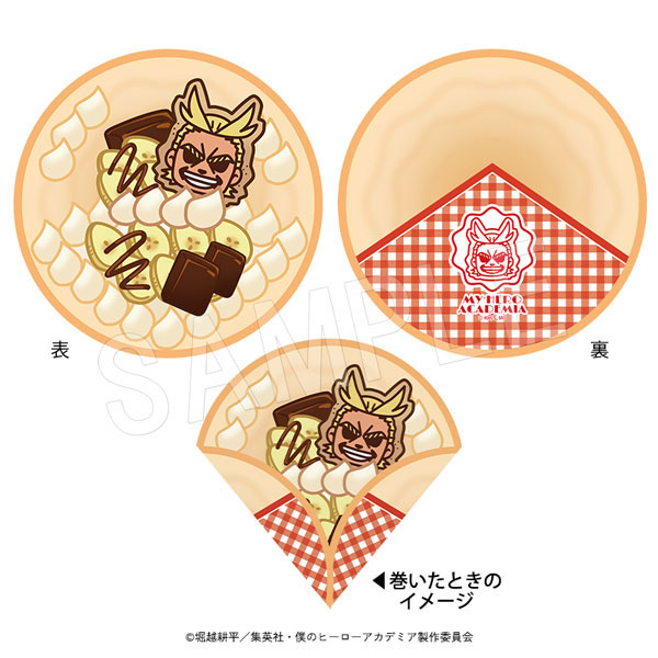 僕のヒーローアカデミア クレープ風ハンカチ