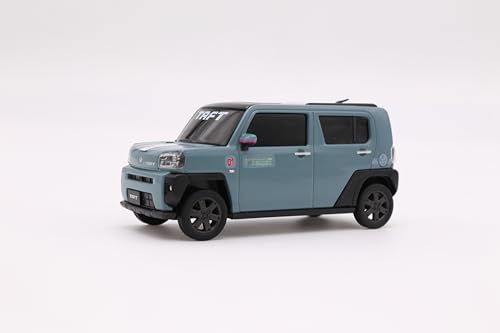 ダイハツ 初音ミク TAFT タフト ミニカー ステッカー付 1/32 プルバック レイクブルーメタリック 136×84×66mm