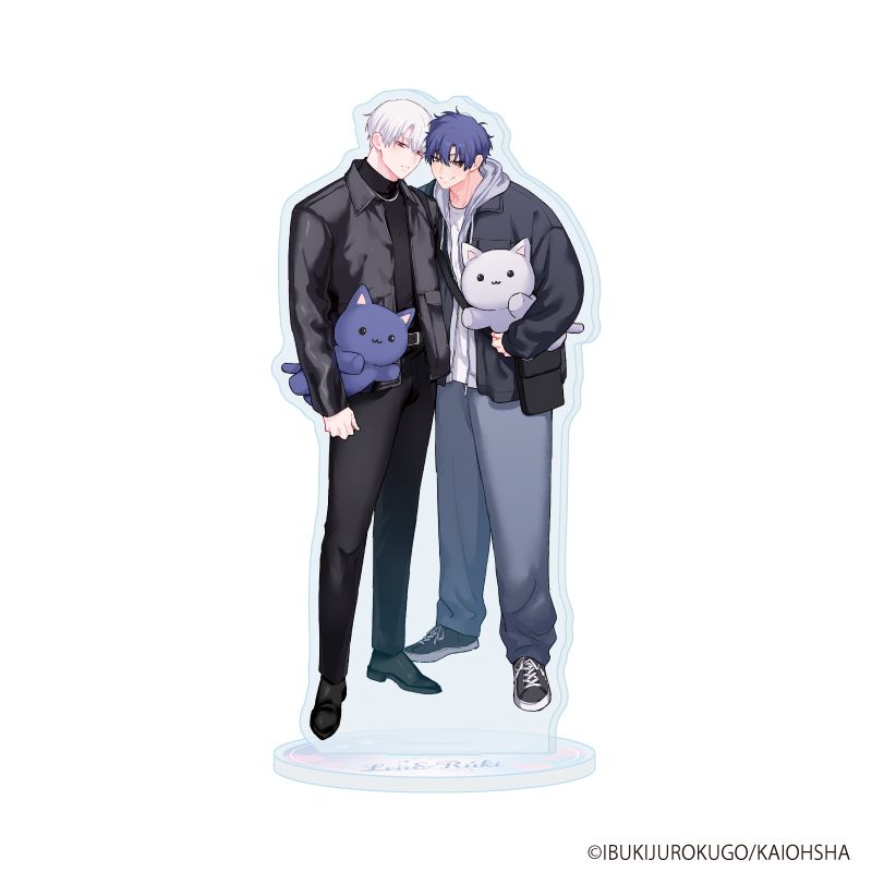 アクリルスタンド「吸血鬼と人間のBL」01/レア・スネークアイ&獅子神流貴(描き下ろしイラスト)
